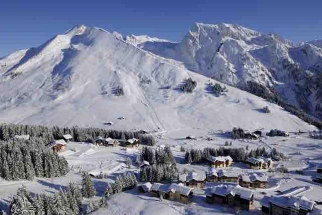 Appartement La Clusaz Avec Terrasse Sur Les Pistes De Ski Маниго Экстерьер фото
